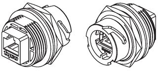 1738601-1 - CAT5E RJ45 MODULAR JACK, 8POS, 1 PORT detail