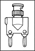 1687 - ADAPTER, 1 X BNC PLUG-2 X BANANA PLUG detail