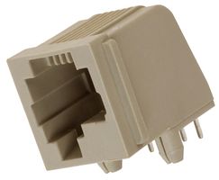 5555003-1 - CAT3 RJ25 MODULAR JACK, 6POS, 1 PORT detail