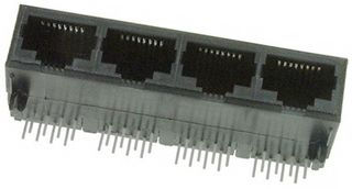 5557563-1 - CAT4 RJ45 MODULAR JACK, 8POS, 5 PORT detail