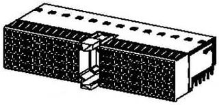 17 21 110 2102 - HARD METRIC CONNECTOR, RECEPTACLE 110POS detail