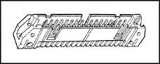 1-5102154-0 - WIRE-BOARD CONN, HEADER, 50POS, 2.54MM detail