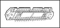 1-5102160-2 - WIRE-BOARD CONN, HEADER, 64POS, 2.54MM detail