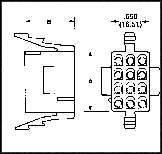 1-480323-0 - PLUG AND SOCKET CONNECTOR HOUSING detail