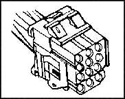 1-640526-0 - PLUG & SOCKET HOUSING, PLUG, NYLON detail