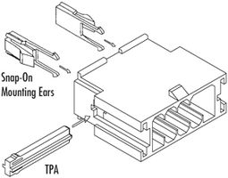 15-97-6081 - PLUG AND SOCKET CONNECTOR HOUSING detail