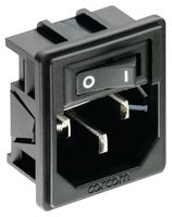 15CU15S1 - POWER ENTRY MODULE, MALE, 15A detail