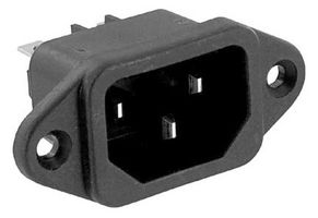 17252A-0-B1 - CONNECTOR, POWER ENTRY, RECEPTACLE, 15A detail