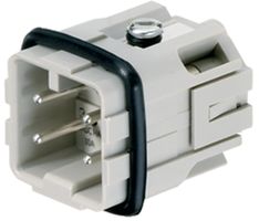 1498100000 - RECTANGULAR INSERT, MALE, 3WAY, SCREW detail