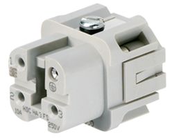1498200000 - RECTANGULAR INSERT, FEMALE, 3WAY, SCREW detail