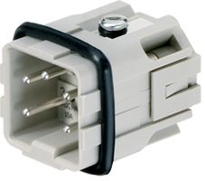 1498300000 - RECTANGULAR INSERT, MALE, 4WAY, SCREW detail