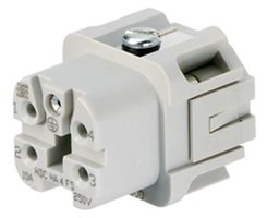 1498400000 - RECTANGULAR INSERT, FEMALE, 4WAY, SCREW detail