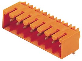 1605100000 - PLUGGABLE TERMINAL BLOCK, 5 CONTACT, RT ANGLE, PCB detail
