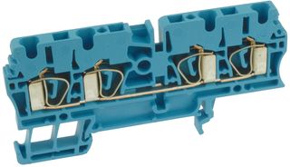1608580000 - TERMINAL BLOCK, DIN RAIL, 4POS, 30-12AWG detail