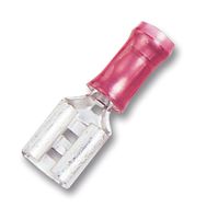 165566-1 - TERMINAL, FEMALE DISCONNECT, 2.79MM, RED detail