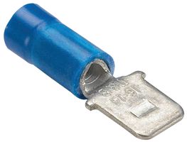 14RB-250T - TERMINAL, MALE DISCONNECT, 0.25IN, BLUE detail