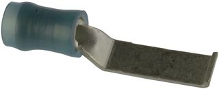 151794 - TERMINAL, LIPPED BLADE, CRIMP, BLUE, 16-14AWG detail