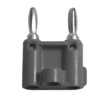 1675-103 - DUAL TEST ADAPTER, 15A, SCREW, BLACK detail