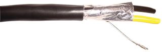 9182 010U500 - TWINAXIAL CABLE 2COND 22AWG 500FT BLK detail