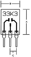33003 - IC ADAPTER, 3-SC70, SOT-323 TO 3-SIP detail