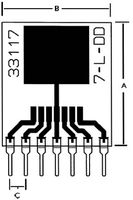 33117 - IC ADAPTER, 7-D2PAK TO 7-SIP detail