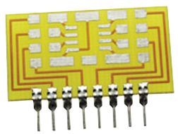 9082 - PCB w/ Connector, 8-SOIC circuit pattern detail