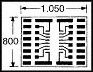9161 - PCB, 16-SOIC circuit pattern detail