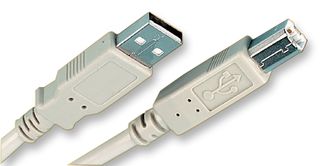 88732-9000 - USB CABLE, TYPE A MALE / TYPE B MALE, 0.82M, WHITE detail
