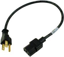 17002A - POWER CORD NEMA5-15P/IEC C13, 1.5FT, 10A BLK detail
