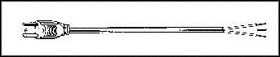 17276 - POWER CORD, NEMA5-15P, 20FT, GRAY detail