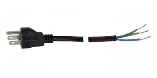 17517 - POWER CORD, NEMA5-15P, 3M, 15A, BLACK detail