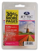 JET TEC9253MJBCARTRIDGE, CANON COMP, BCI-6M+30% detail