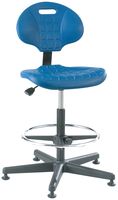 BEVCO7500-BLUINDUSTRIAL TASK STOOL ON GLIDES W/FOOTRING detail