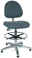 BEVCO9351ME-CHDELUXE ESD TASK STOOL ON GLIDES W/FOOTRING detail