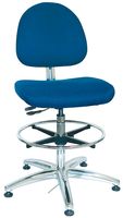BEVCO9351ME-NYDELUXE ESD TASK STOOL ON GLIDES W/FOOTRING detail