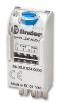 FINDER86.30.0.024.0000RELAY, TIME DELAY, 0.05S TO 100H, 24V detail