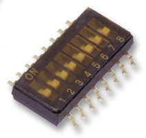 A6H-0102 - SWITCH, DIP, 1/2 PITCH, SMD, 10 WAY detail