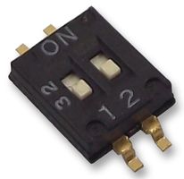 A6H2101 - SWITCH, DIP, 1/2 PITCH, SMD, 2 WAY detail