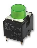 A3AT-90L1-00EG - SWITCH, SPST, LATCHING, GREEN detail