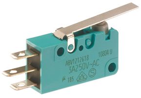 ABV1210619 - MICRO SWITCH, PIN PLUNGER, SPDT, 3A 250V detail