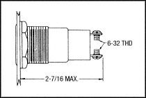031-4001-01-102 - LAMP SOCKET, INDICATOR BASE, SCREW detail