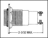051-3101-01-303 - LAMP SOCKET, INDICATOR BASE, SCREW detail