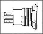 081-1059-01-303 - LAMP SOCKET, MINIATURE BAYONET detail