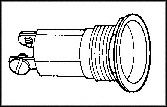 081-1363-01-313 - LAMP SOCKET, MINIATURE BAYONET detail