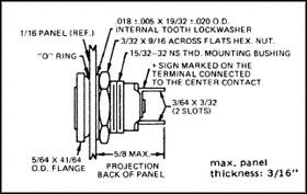 177-8430-09-503 - INDICATOR BASE, INCAND, T-1 3/4 detail