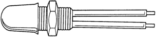 252-9951-0972 - LAMP, INDICATOR, INCAND, T-1, GREEN detail