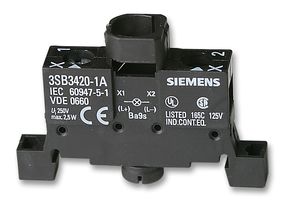SIEMENS3SB34201ALAMP HOLDER, BA9S, BASE detail