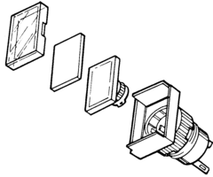 165TZ - LAMP, INDICATOR, INCAND, T-3/4 detail