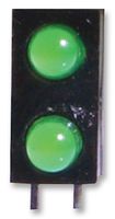 122-314-04 - INDICATOR, LED PCB, 2-LED, RED, 20MCD detail