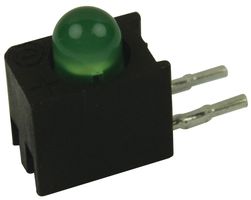 551-0209F - INDICATOR, LED PCB, 3MM, GREEN, 2.1V detail